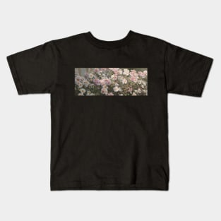 Daisy Pink and White Kids T-Shirt